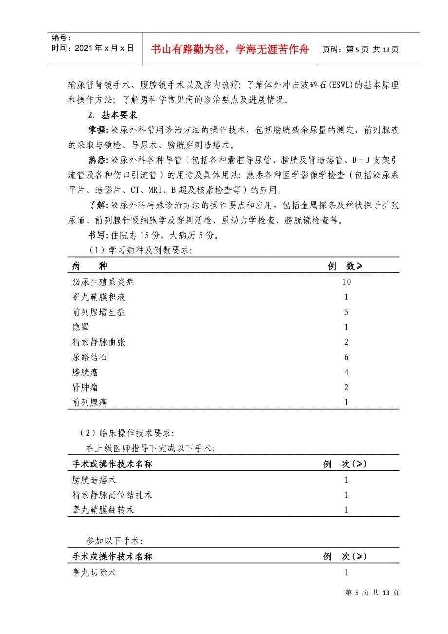 2外科医师培训标准_第5页