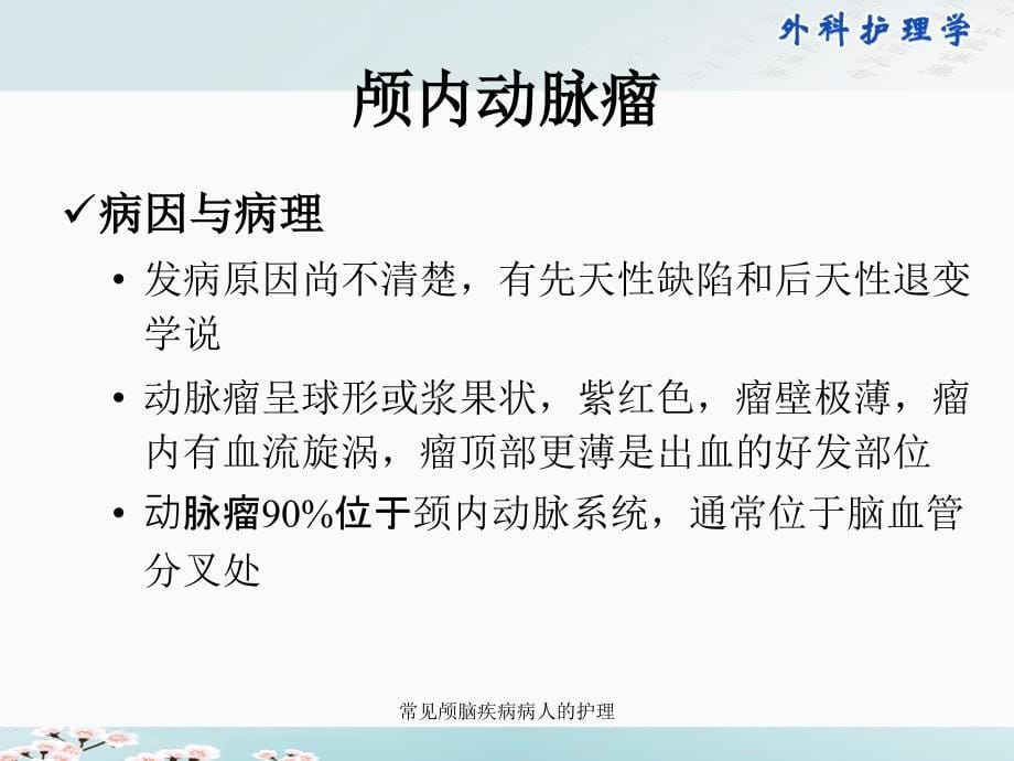 常见颅脑疾病病人的护理课件_第5页