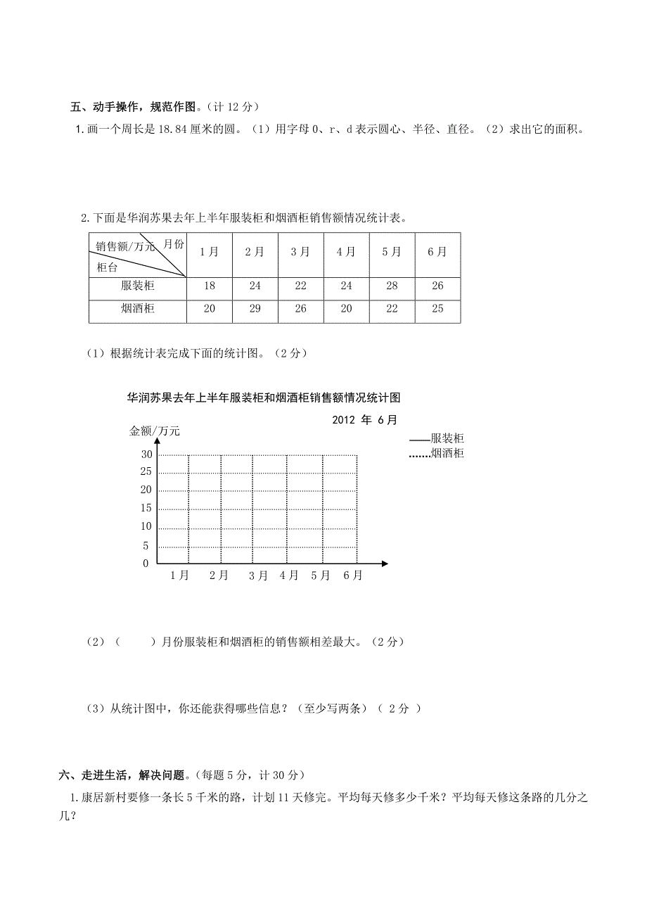 苏教版数学五年级下册期末检测试卷附答案解析_第3页