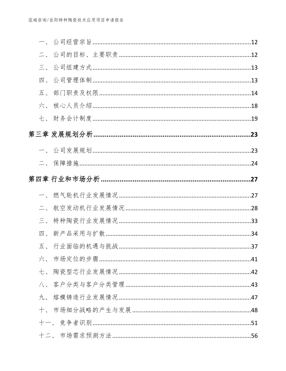 岳阳特种陶瓷技术应用项目申请报告参考范文_第4页