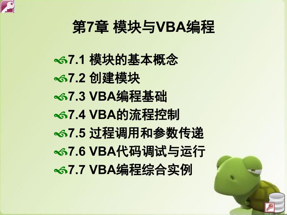 第7章模块与VBA编程_第2页