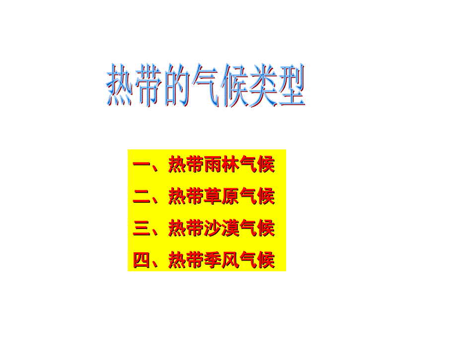 热带的气候类型_第1页