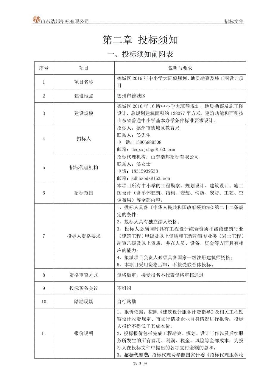 德城区中小学大班额规划、地质勘察及施工图设计项目_第5页