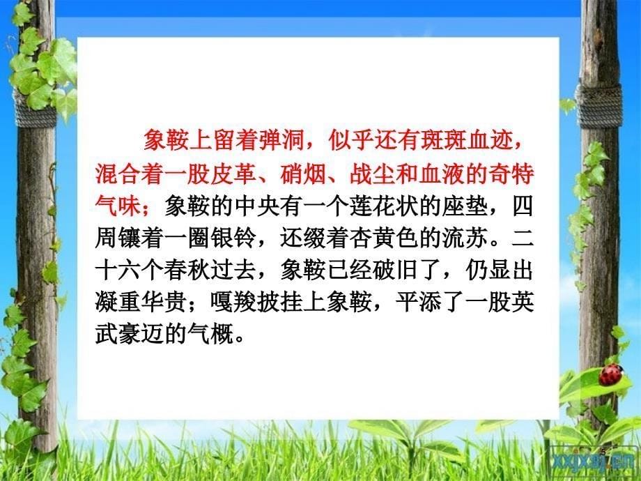 人教版小学语文教学课件最后一头战象_第5页