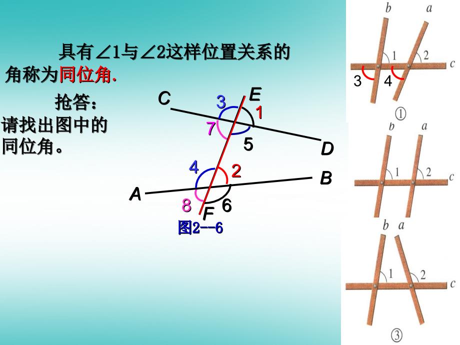 七年级数学下册2.2两条直线平行的条件课件1新版北师大版_第4页