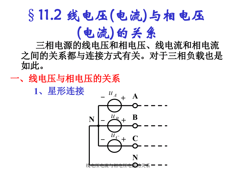 线电压电流与相电压电流的关系课件_第1页