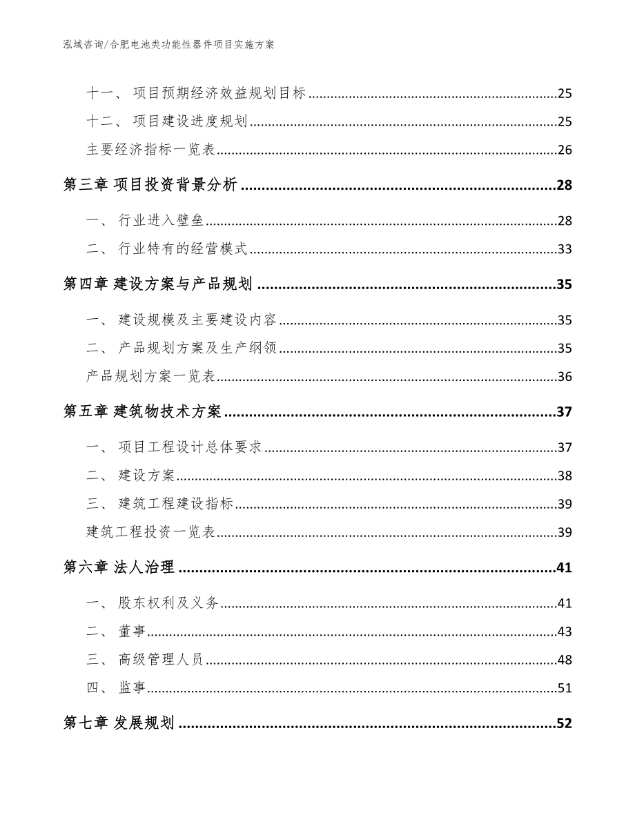 合肥电池类功能性器件项目实施方案（参考模板）_第2页