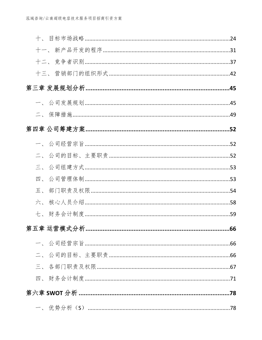 云南超级电容技术服务项目招商引资方案模板范文_第2页