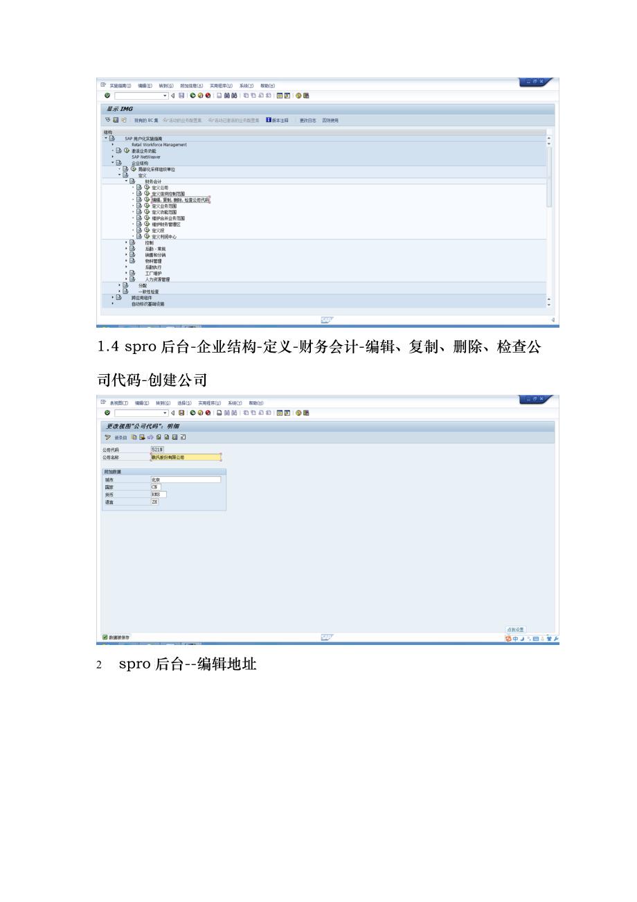 SapEcc6环境下FI系统配置操作手册(凭证配置版)_第2页