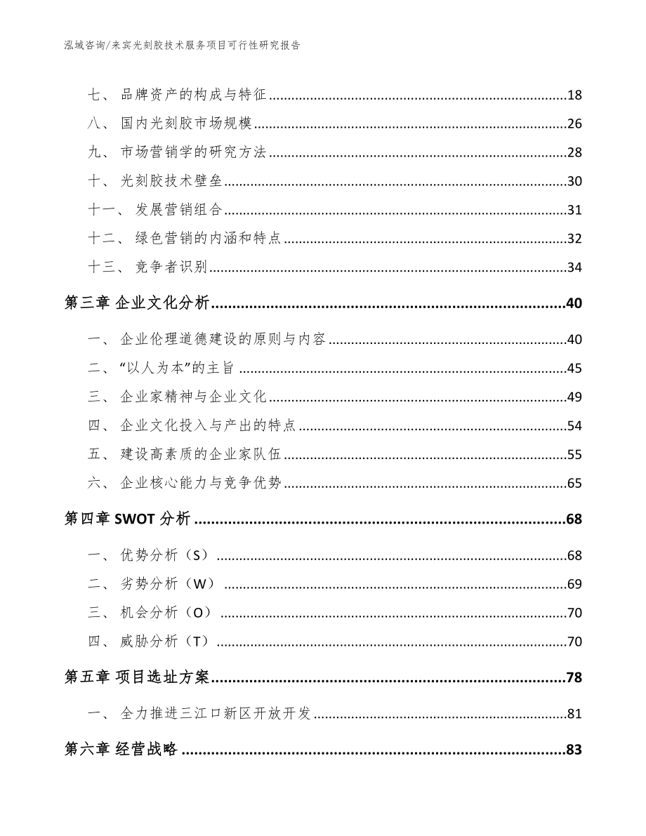 来宾光刻胶技术服务项目可行性研究报告_模板范本_第3页