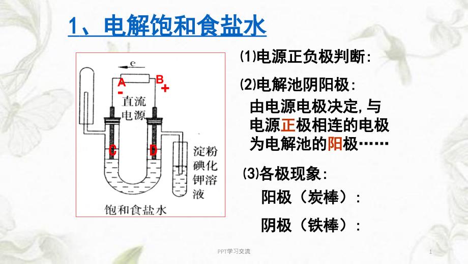 电解饱和食盐水课件_第1页