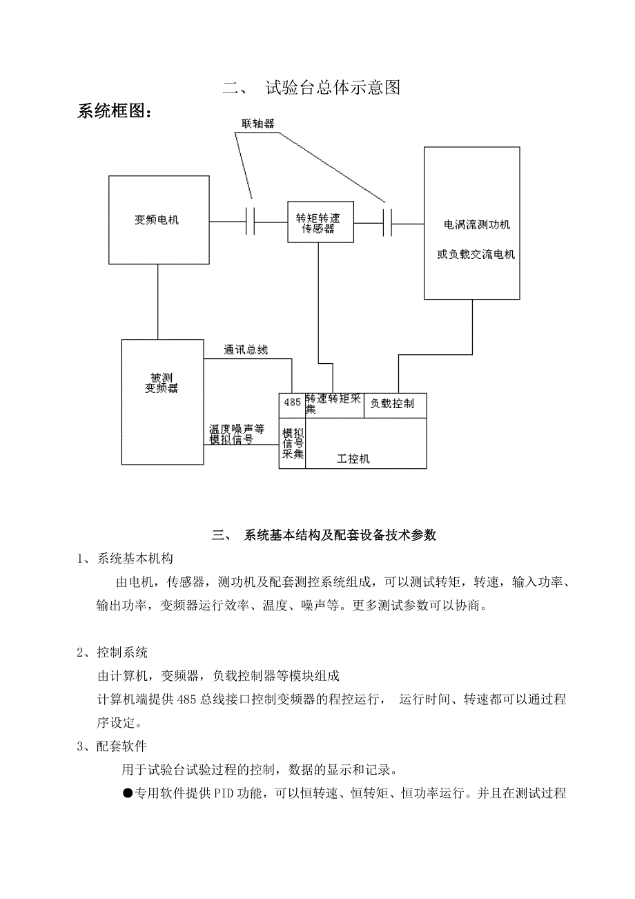 湖南睿创宇航变频功率试验台架方案_第2页