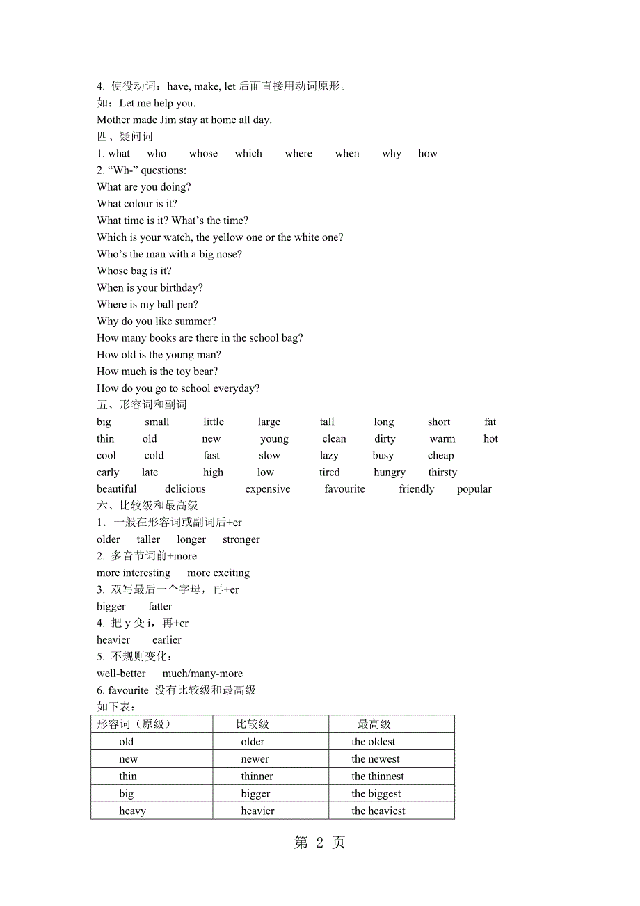 2023年英语小升初复习要点归纳.doc_第2页