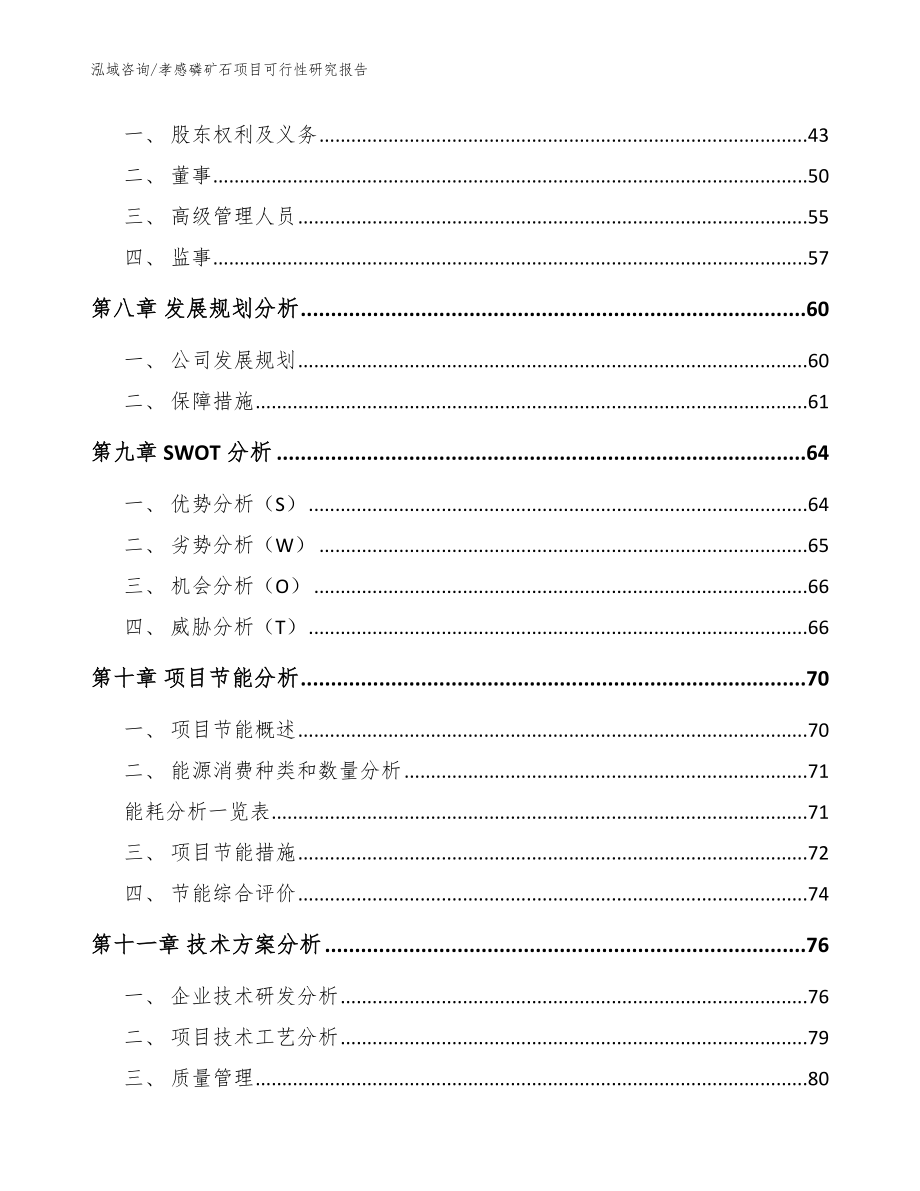 孝感磷矿石项目可行性研究报告_模板范文_第4页