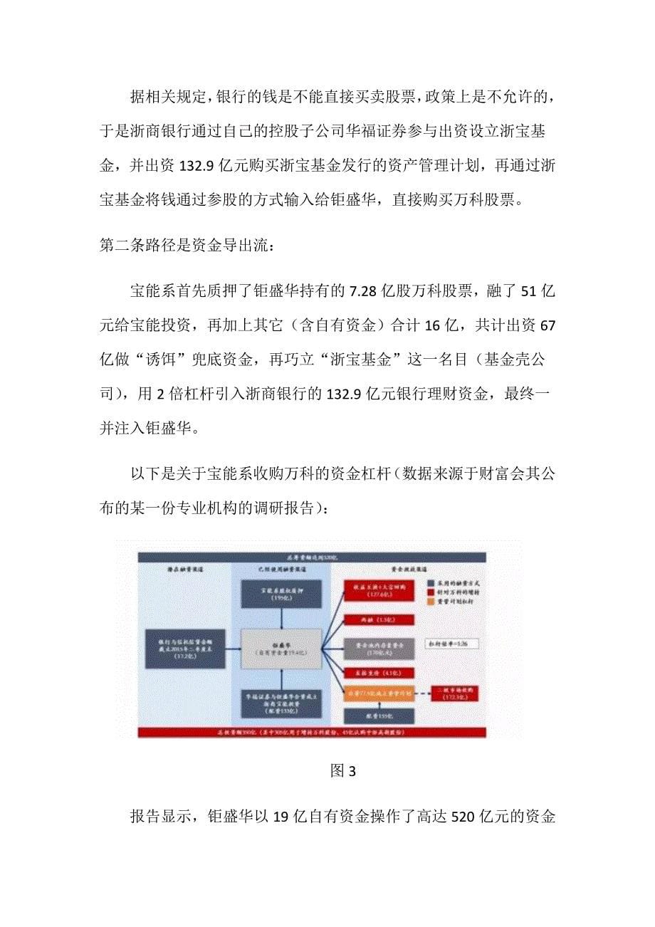 关于宝能收购万科股权的概况及影响与启示_第5页