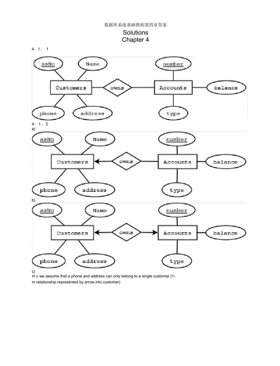 数据库系统基础教程第四章答案_第1页