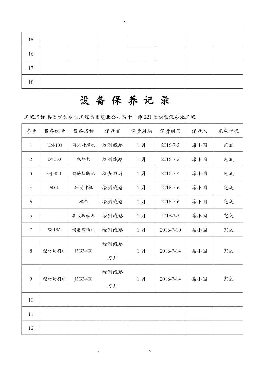 机械设备清单_第5页