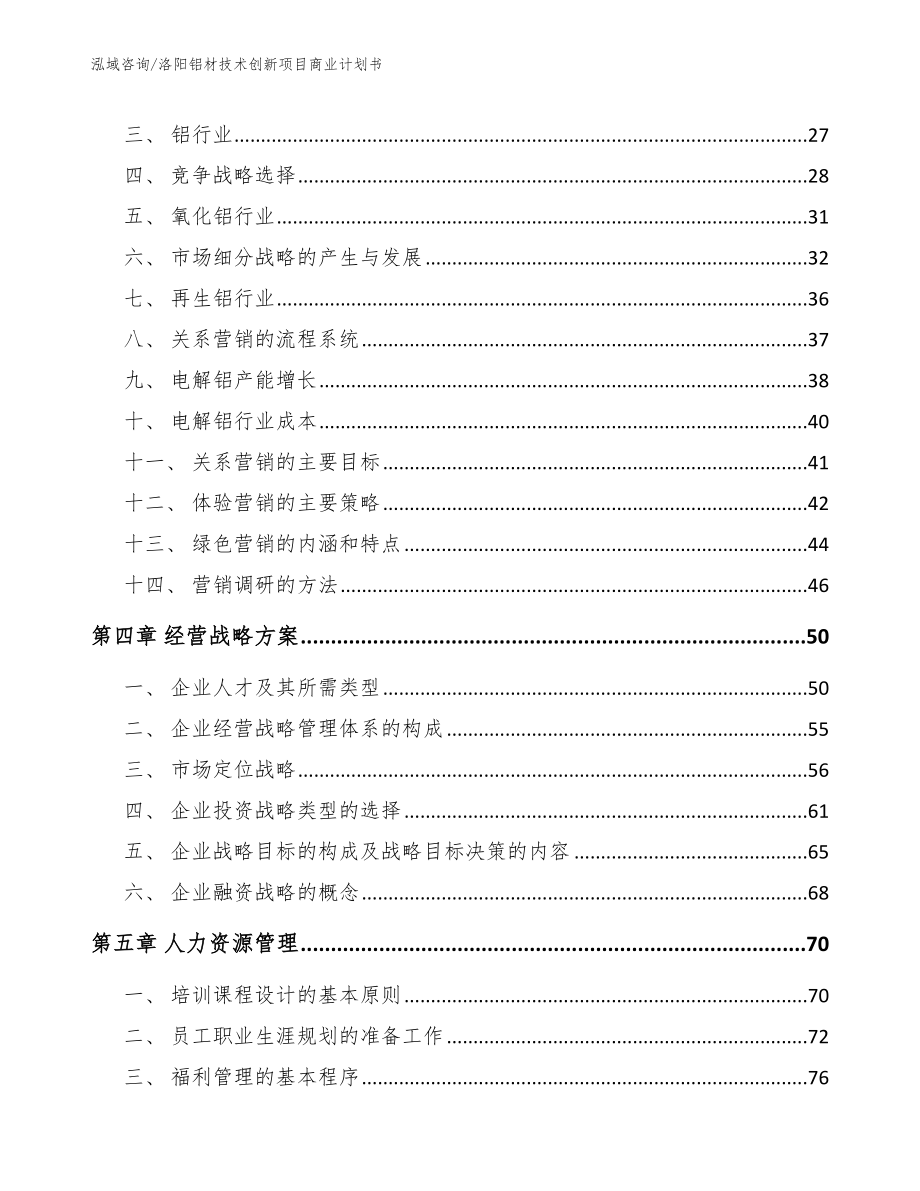 洛阳铝材技术创新项目商业计划书_第2页