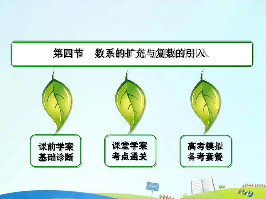 高三数学一轮总复习第四章平面向量数系的扩充与复数的引入44数系的扩充与复数的引入课件_第2页