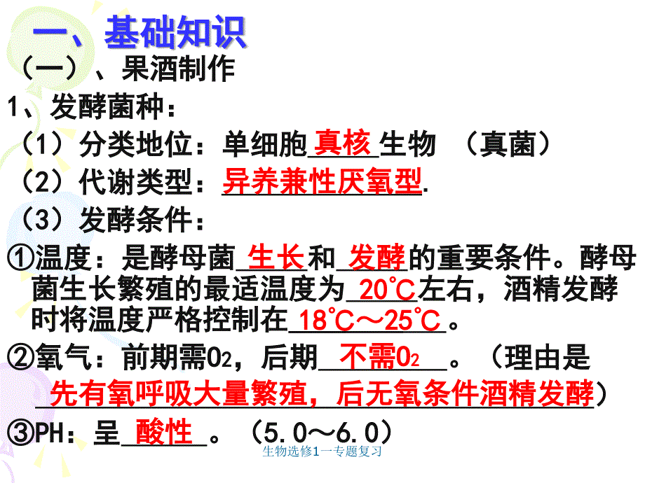 生物选修1一专题复习课件_第3页