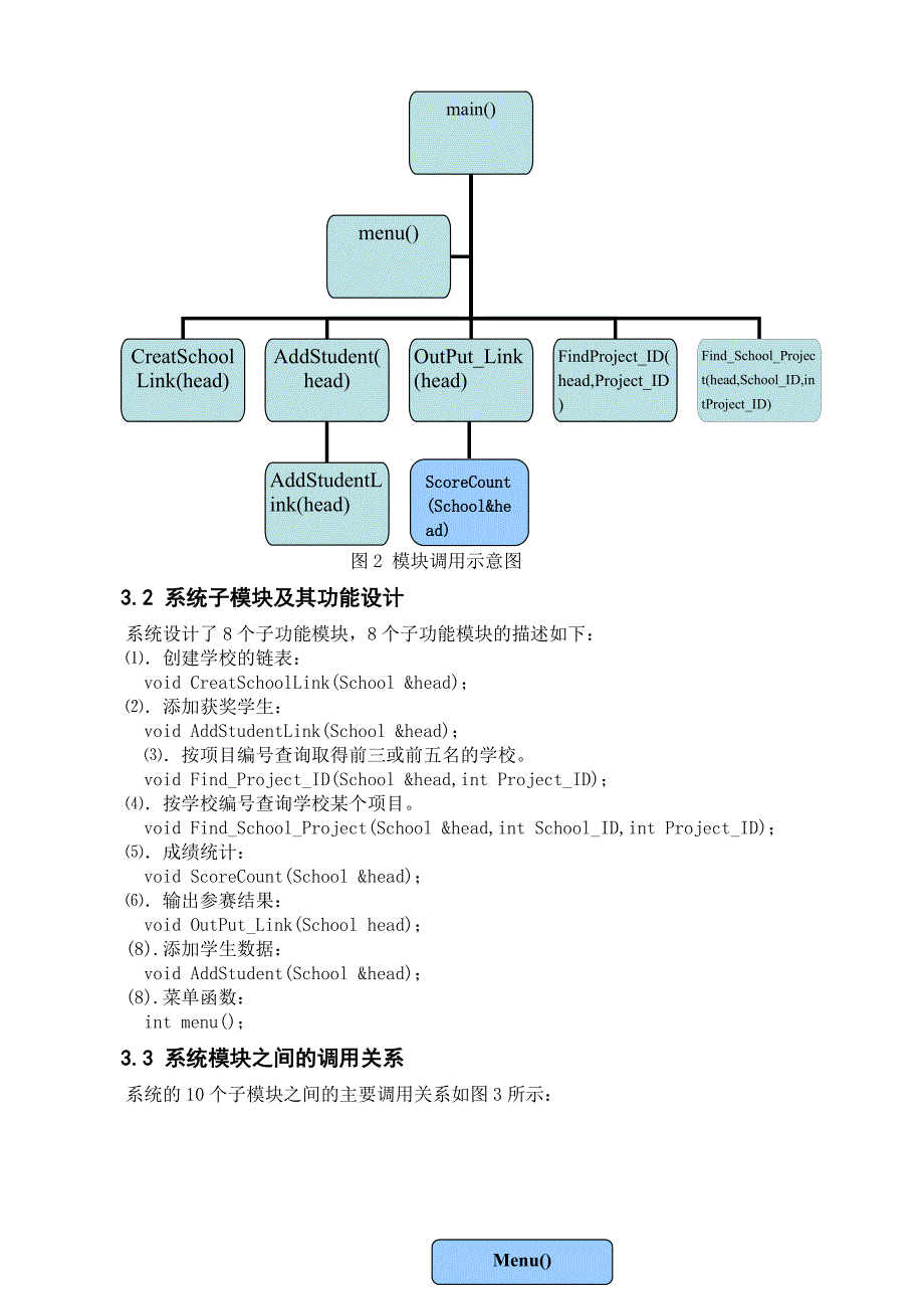 数据结构运动会分数统计课程设计_第4页