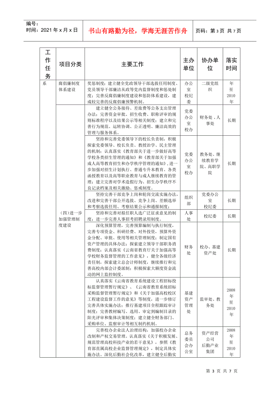 建立健全惩治与预防腐败体系工作计划书_第3页