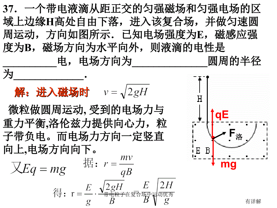 带电粒子在复合场中运动优秀课件_第4页