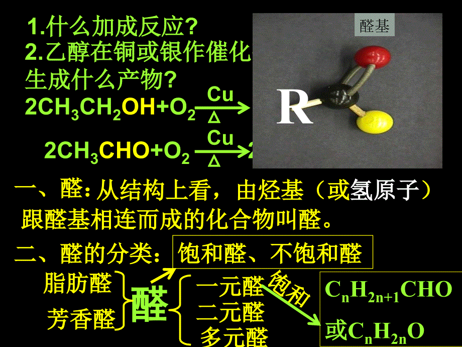 高三化学有机化学基础3.2　醛　　课件1人教版_第3页