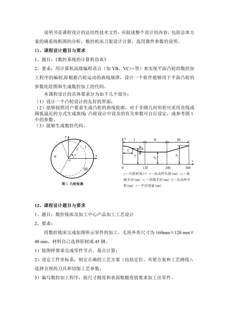 数控方向专业设计课程设计_第5页