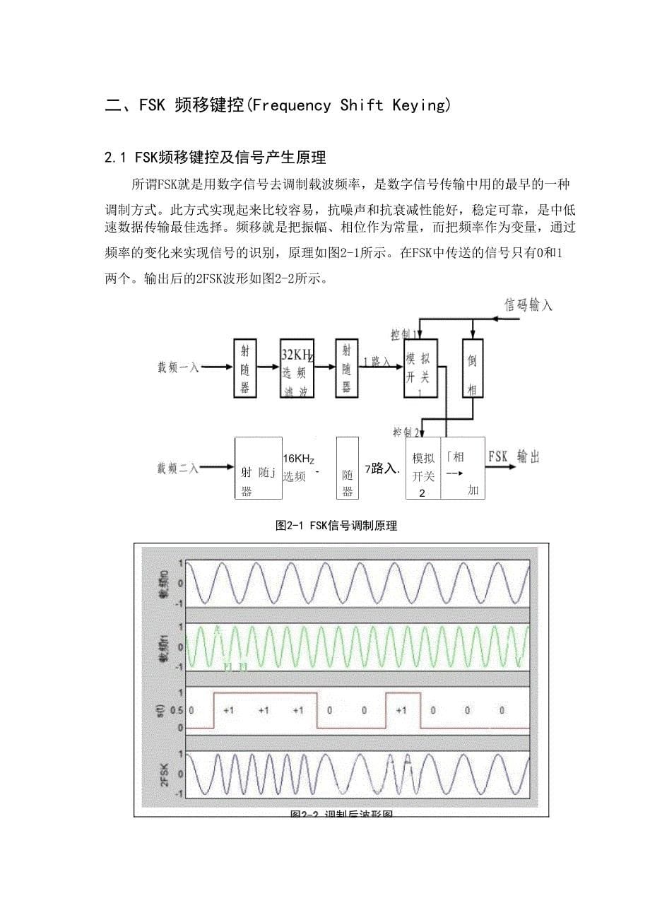 FSK调制解调系统的建模与仿真_第5页