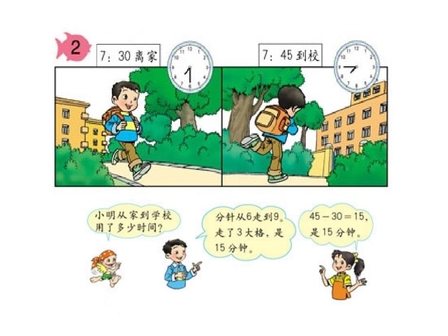 人教版小学三年级上册数学 时间的计算 精品课件_第4页