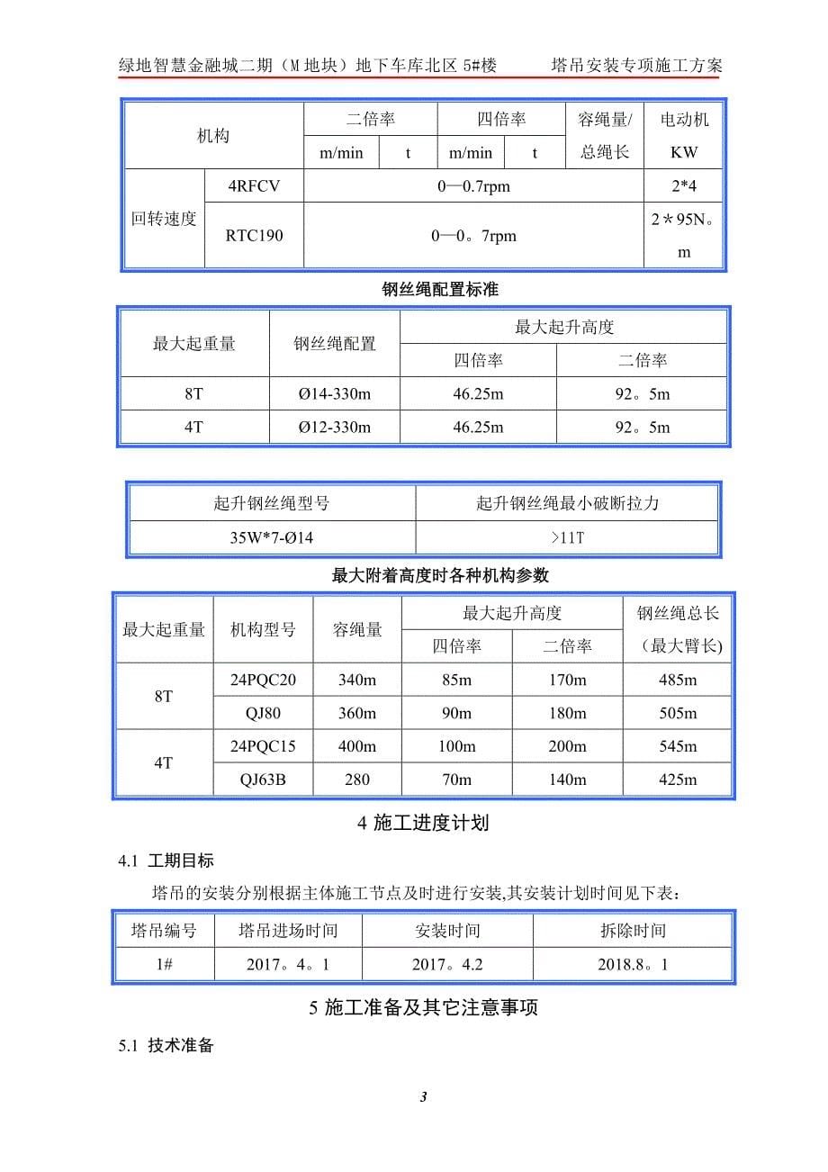 塔吊安装专项施工方案59246_第5页