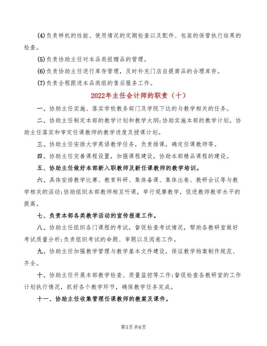 2022年主任会计师的职责_第5页