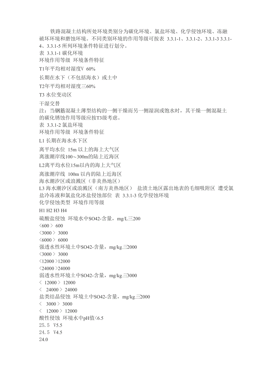 铁路混凝土结构所处环境类别_第1页