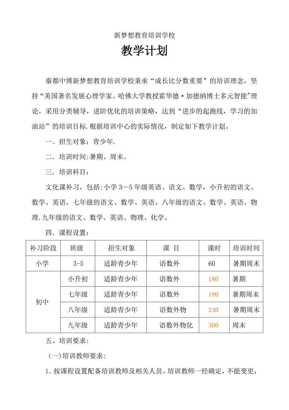 培训中心教学计划.doc_第1页