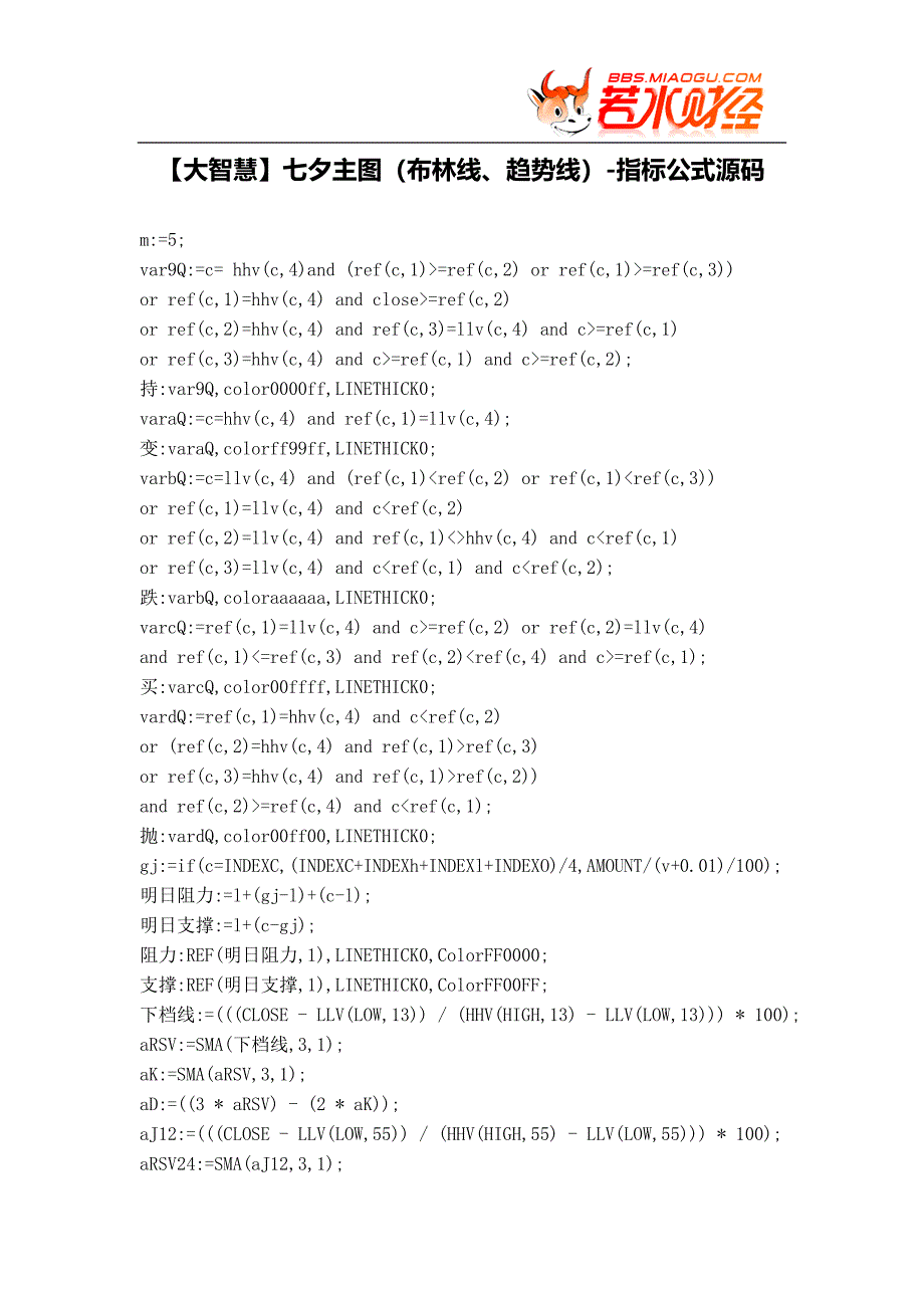 【股票指标公式下载】-【大智慧】七夕主图(布林线、趋势线).doc_第1页