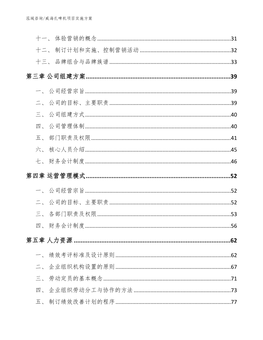 威海扎啤机项目实施方案_范文参考_第3页