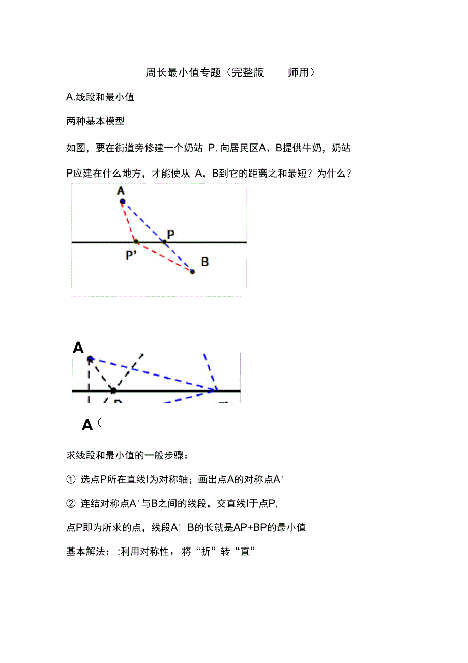 周长最小值专题_第1页