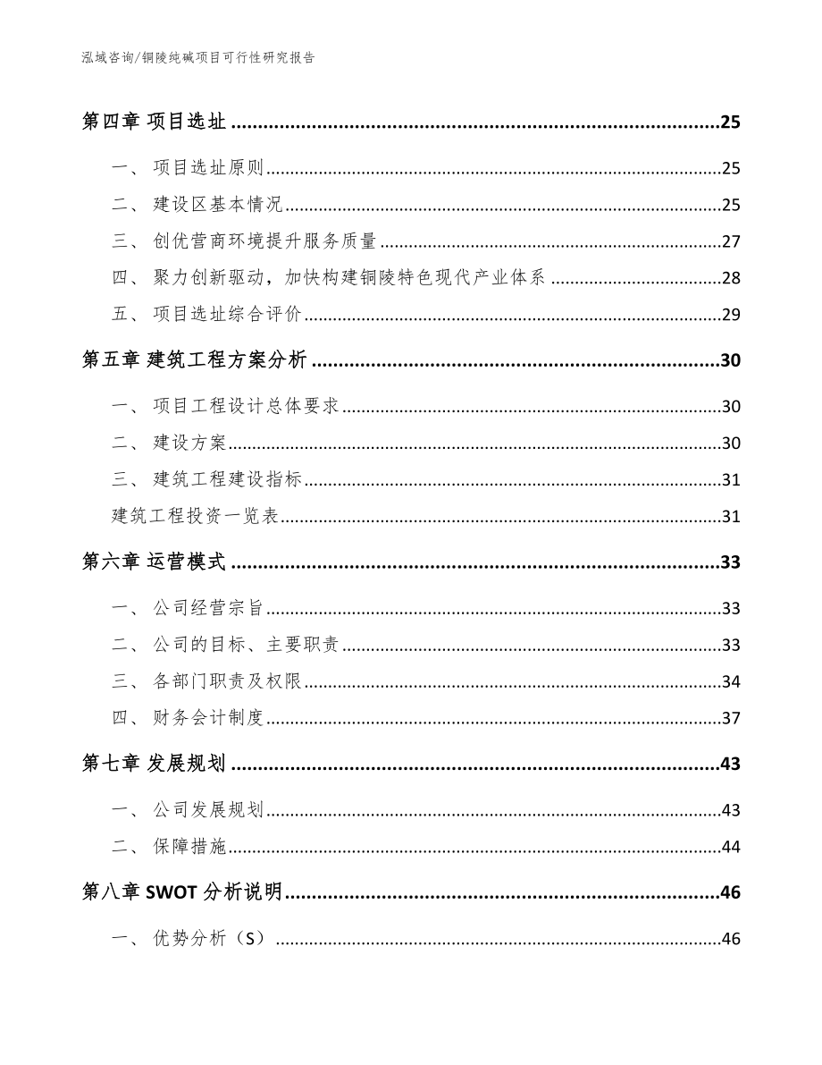 铜陵纯碱项目可行性研究报告_范文_第3页