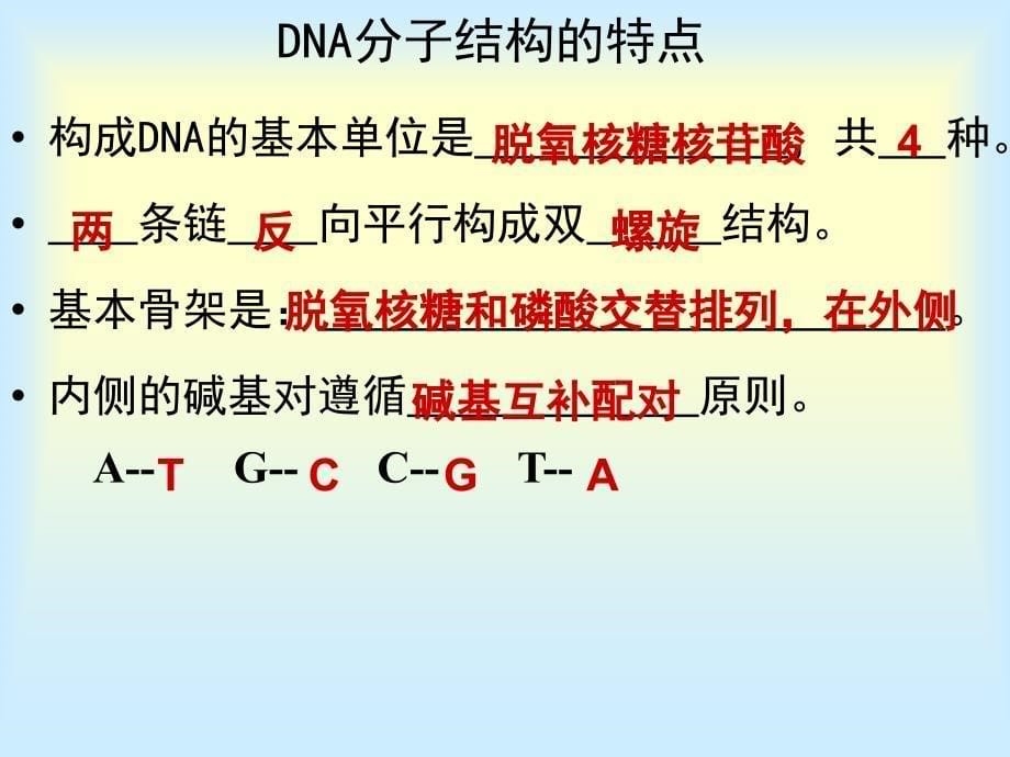 高一生物必修2DNA分子的结构马文刚_第5页