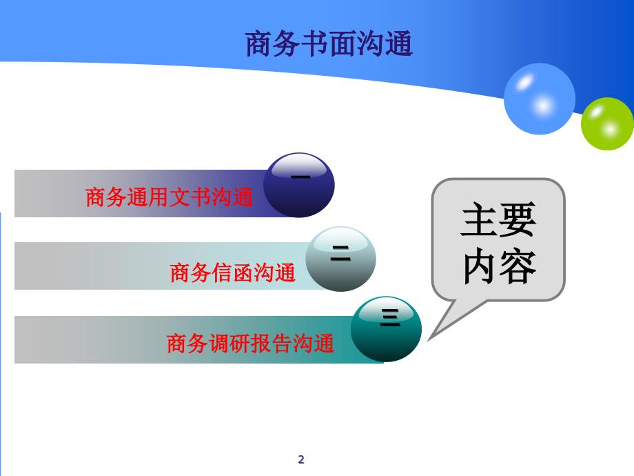 沟通技巧8商务书面沟通PPT优秀课件_第2页