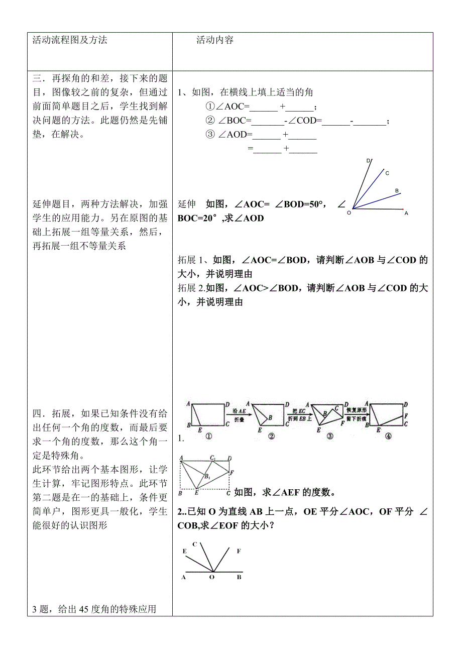 最新角的运算教学设计反思汇编_第2页