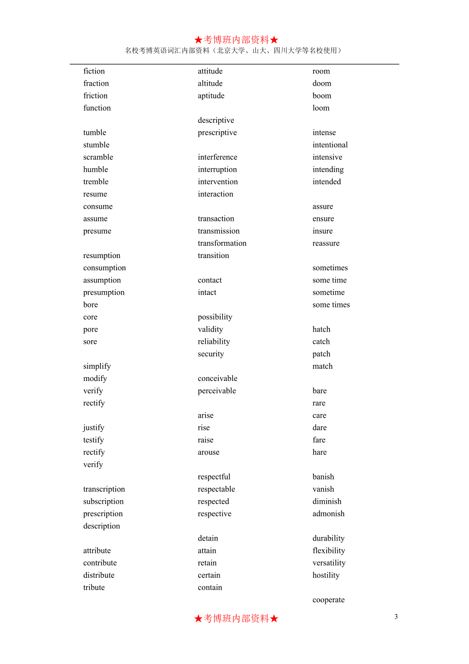 最新全国考博英语词汇.doc_第3页