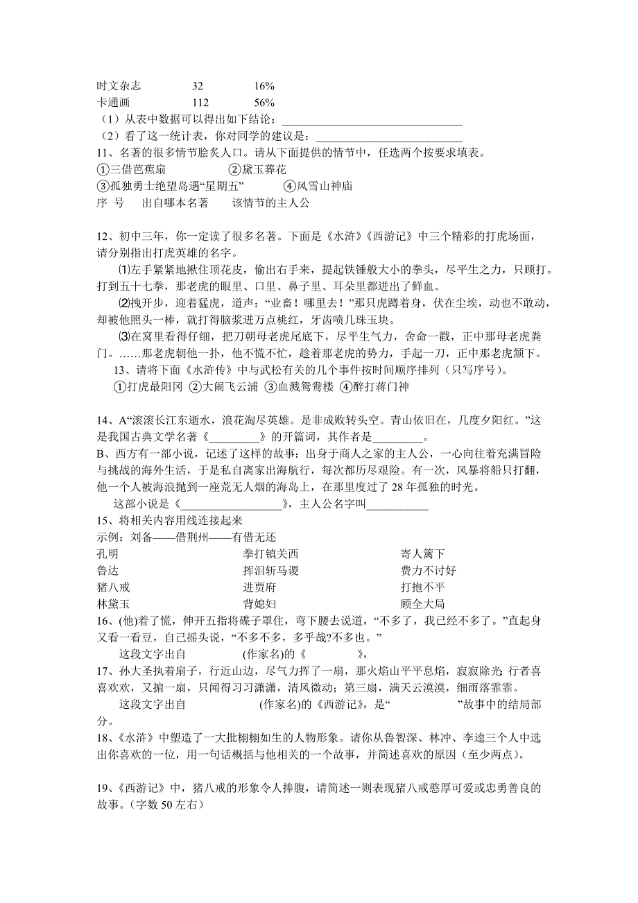 2011中考名著阅读题综合练习_第3页