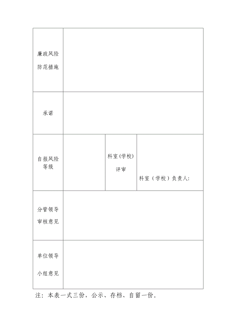 岗位廉政风险点和防控承诺表[1]_第2页