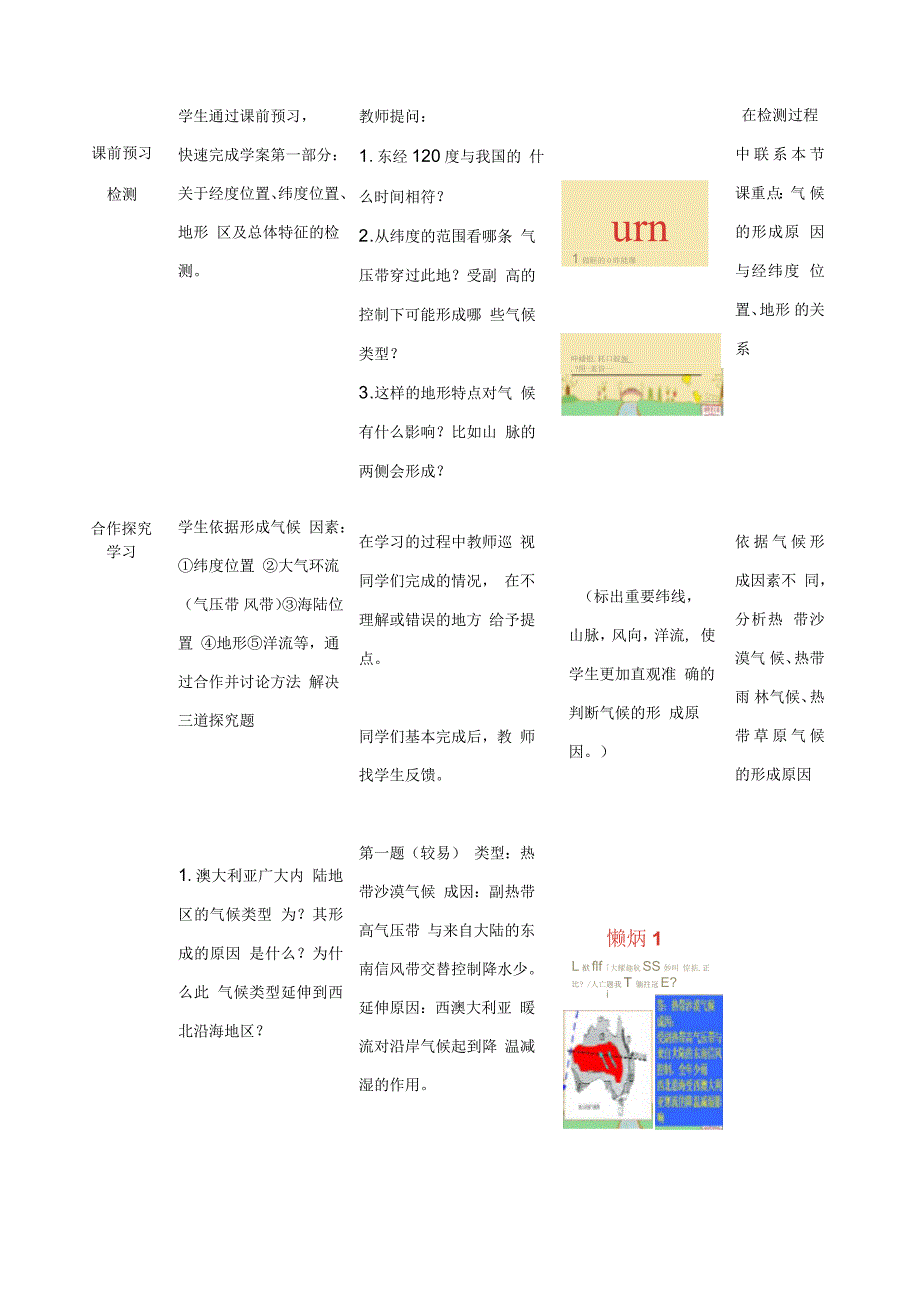 高中区域地理澳大利亚教学设计(公开课)_第2页