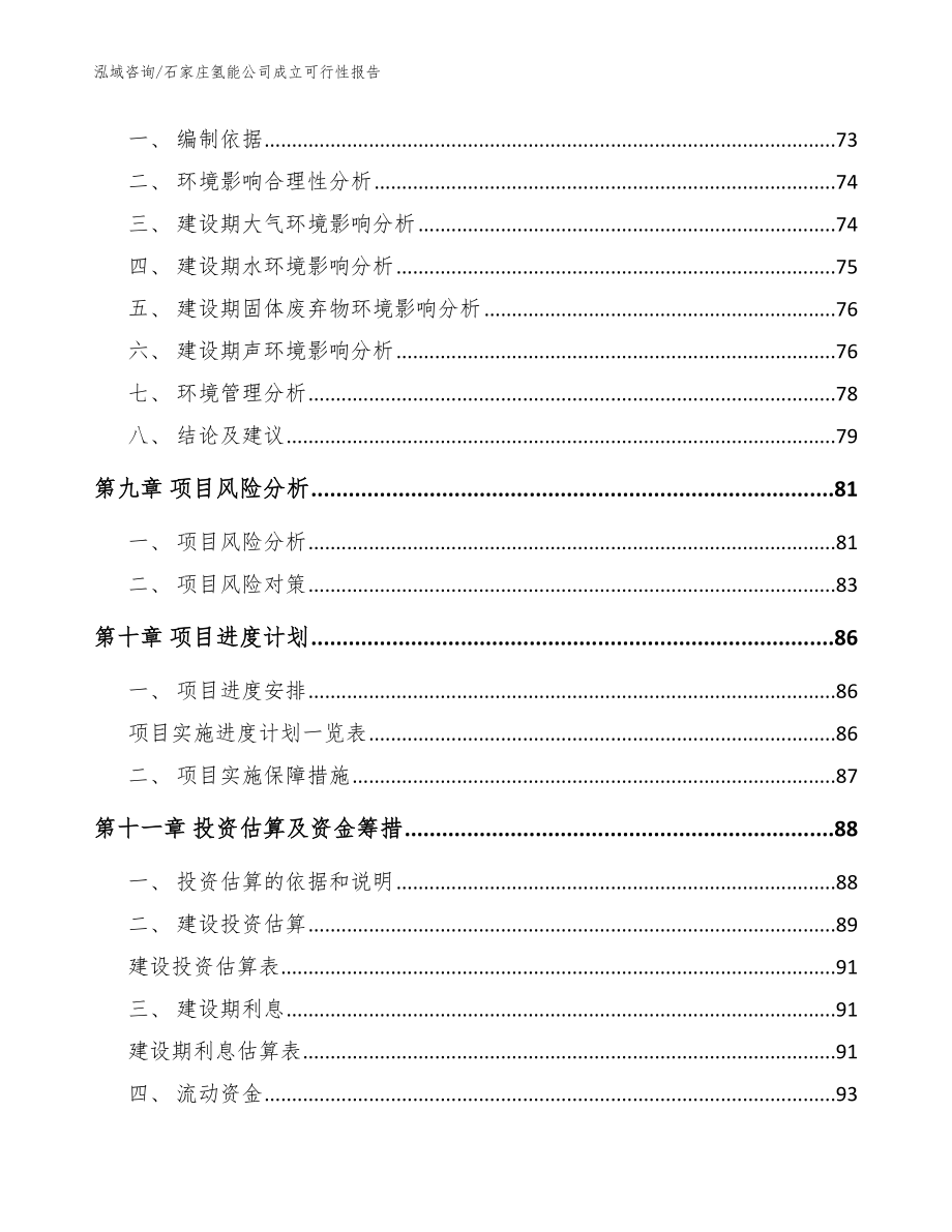 石家庄氢能公司成立可行性报告【模板范本】_第4页