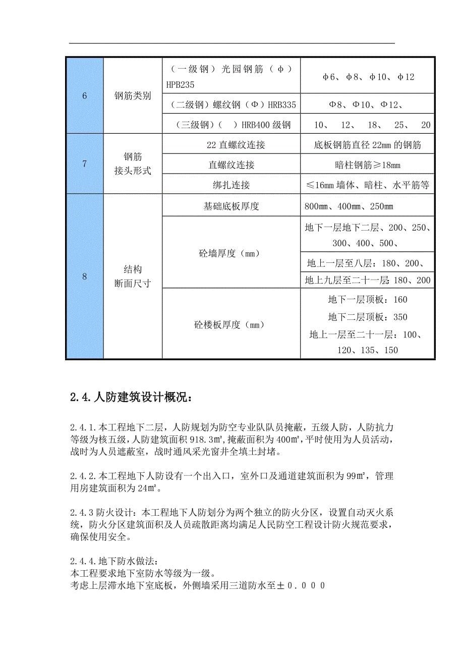 [北京]高层剪力墙结构住宅楼人防工程专项施工方案2.doc_第5页