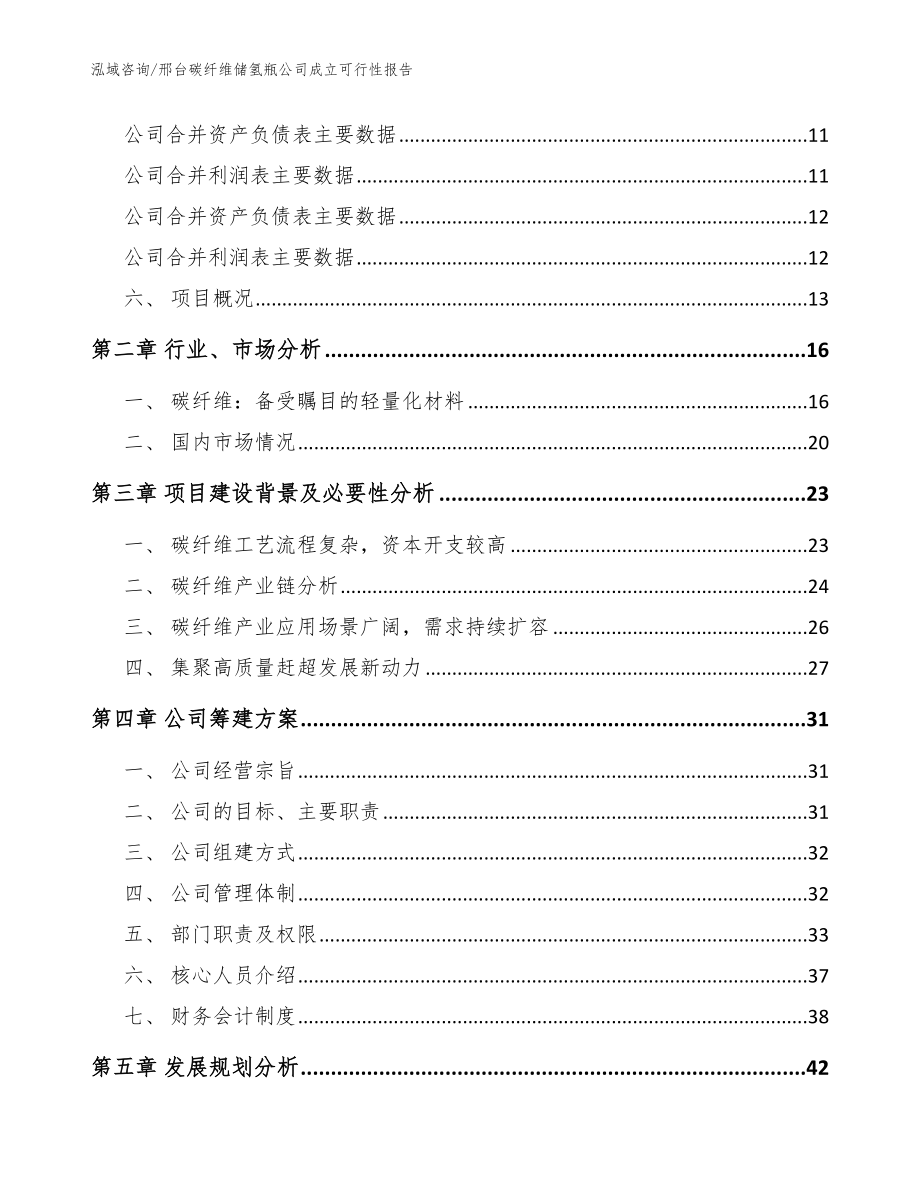 邢台碳纤维储氢瓶公司成立可行性报告【参考模板】_第4页