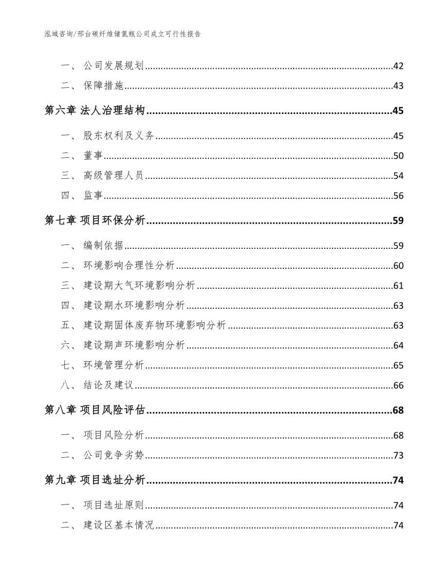 邢台碳纤维储氢瓶公司成立可行性报告【参考模板】_第5页